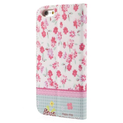 pu leren rhinestone wallet iphone 6 s roze camelia pu leren rhinestone wallet iphone 6 s roze camelia