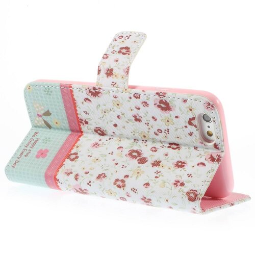 pu leren rhinestone wallet iphone 6 s rode peony pu leren rhinestone wallet iphone 6 s rode peony