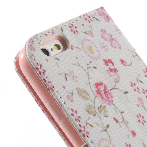 pu leren rhinestone wallet iphone 6 s roze peony pu leren rhinestone wallet iphone 6 s roze peony