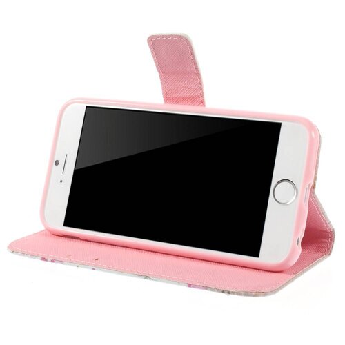 pu leren rhinestone wallet iphone 6 s roze peony pu leren rhinestone wallet iphone 6 s roze peony