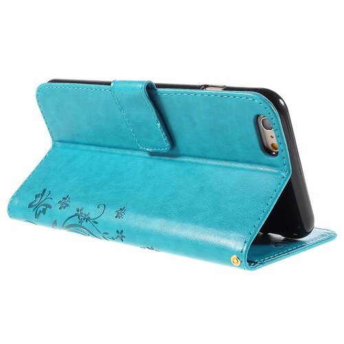 pu leren wallet iphone 6 s vlinders