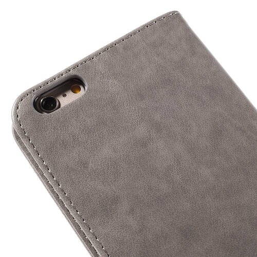 Uilenserie pu leren wallet iphone 6 s grijs vlinder en bloemprint Uilenserie pu leren wallet iphone 6 s grijs vlinder en bloemprint
