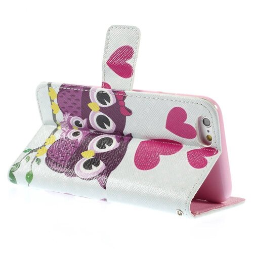 Uilenserie pu leren wallet iphone 6 s uil familie Uilenserie pu leren wallet iphone 6 s uil familie