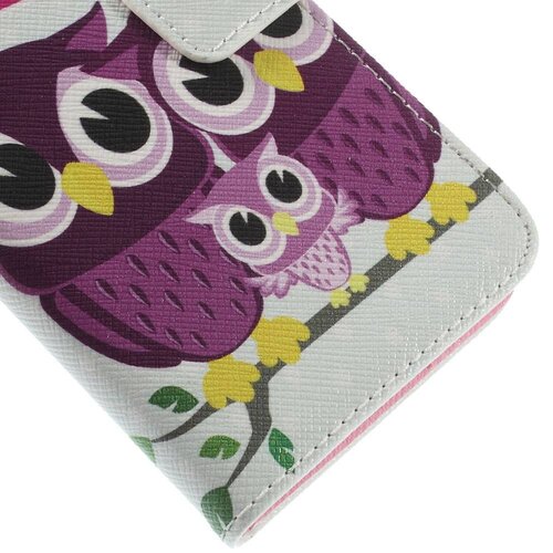 Uilenserie pu leren wallet iphone 6 s uil familie Uilenserie pu leren wallet iphone 6 s uil familie