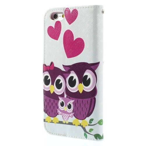 Uilenserie pu leren wallet iphone 6 s uil familie Uilenserie pu leren wallet iphone 6 s uil familie
