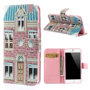 PU Leren Wallet iPhone 6(s) - Gevel