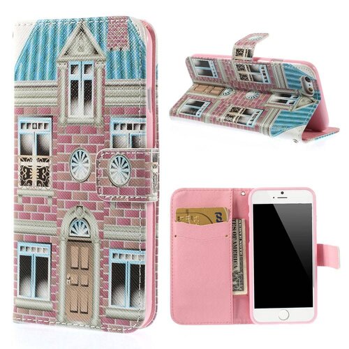 PU Leren Wallet iPhone 6(s) - Gevel