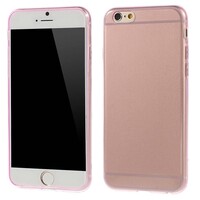 TPU Softcase 0.6mm iPhone 6(s) - Roze