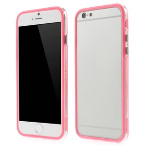 TPU Combo Bumper iPhone 6(s) - Licht Roze