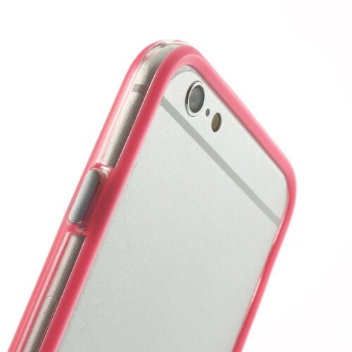 tpu combo bumper iphone 6 s licht roze
