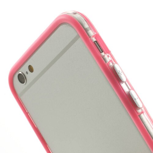 tpu combo bumper iphone 6 s licht roze