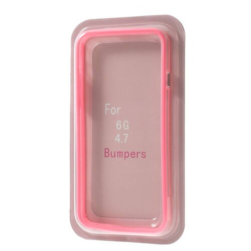 tpu combo bumper iphone 6 s licht roze