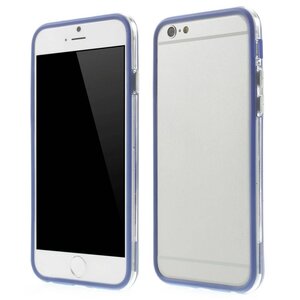 TPU Combo Bumper iPhone 6(s) - Blauw