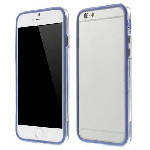 TPU Combo Bumper iPhone 6(s) - Blauw
