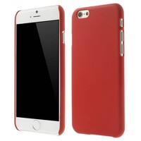 Rubber Coating Hardcase iPhone 6(s) - Rood