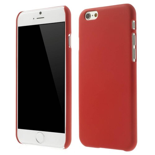 rubber coating hardcase iphone 6 s rood rubber coating hardcase iphone 6 s rood