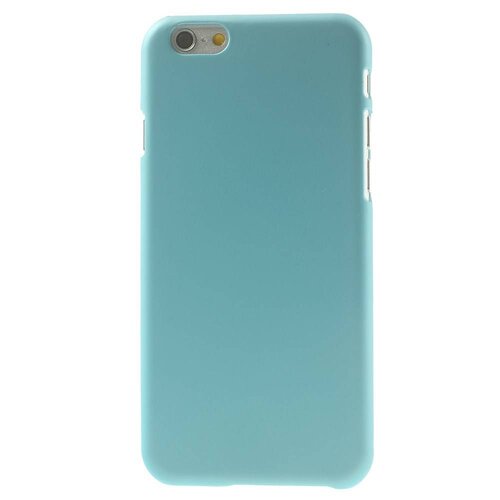 rubber coating hardcase iphone 6 s cyaan