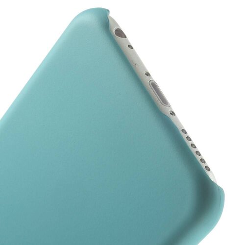 rubber coating hardcase iphone 6 s cyaan