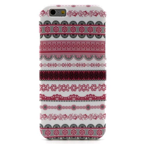 tpu softcase iphone 6 s patronen roze tpu softcase iphone 6 s patronen roze