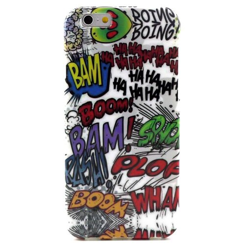 TPU Softcase iPhone 6(s) - Cartoon Geluiden TPU Softcase iPhone 6(s) - Cartoon Geluiden