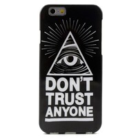 TPU Softcase iPhone 6(s) - Don't Trust Anyone