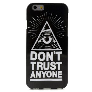 TPU Softcase iPhone 6(s) - Don't Trust Anyone TPU Softcase iPhone 6(s) - Don't Trust Anyone