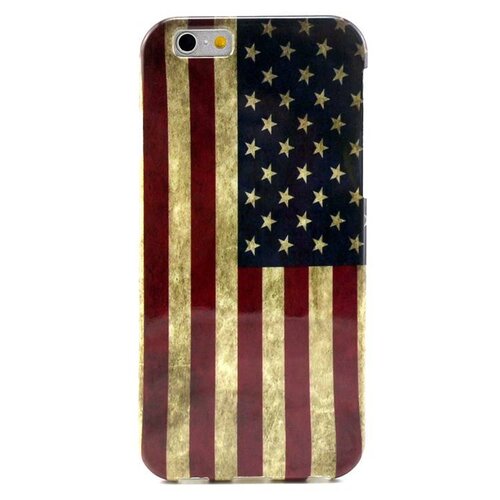 TPU Softcase iPhone 6(s) - Amerikaanse Vlag TPU Softcase iPhone 6(s) - Amerikaanse Vlag