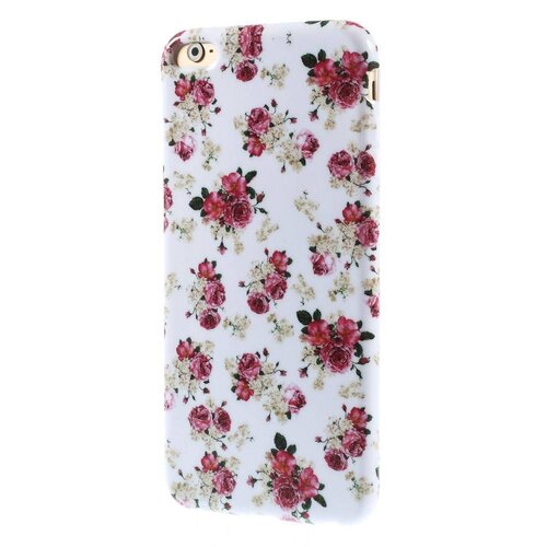 TVC tpu softcase iphone 6 s plus bloemen rozen wit TVC tpu softcase iphone 6 s plus bloemen rozen wit
