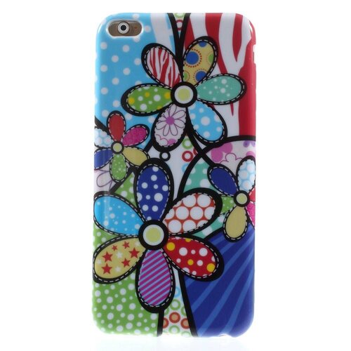 TVC tpu softcase iphone 6 s plus 60s bloemen TVC tpu softcase iphone 6 s plus 60s bloemen