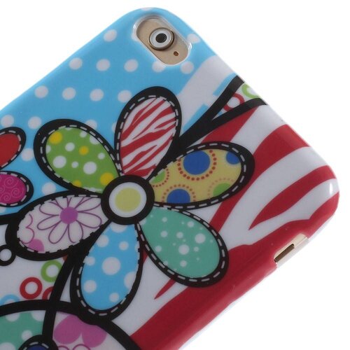 TVC tpu softcase iphone 6 s plus 60s bloemen TVC tpu softcase iphone 6 s plus 60s bloemen