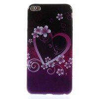 TPU Softcase iPhone 6(s) plus - Hartje Zwart