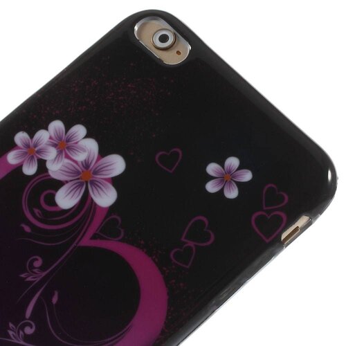 TVC tpu softcase iphone 6 s plus hartje zwart