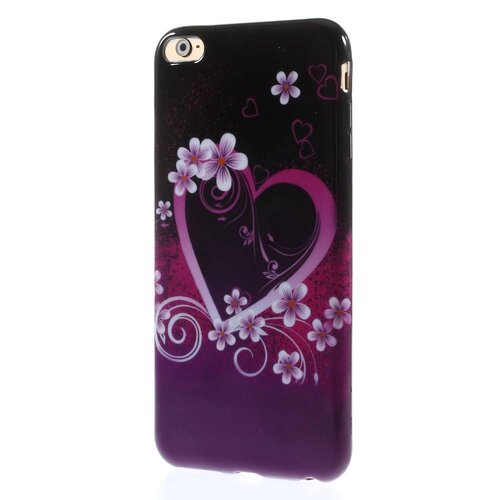 TVC tpu softcase iphone 6 s plus hartje zwart