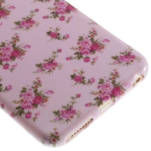 TVC tpu softcase iphone 6 s plus bloemen roze TVC tpu softcase iphone 6 s plus bloemen roze