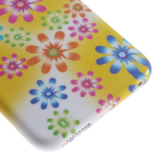 TVC tpu softcase iphone 6 s plus bloemen regenboog TVC tpu softcase iphone 6 s plus bloemen regenboog