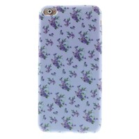 TPU Softcase iPhone 6(s) plus - Bloemen Margrietjes