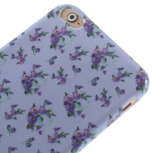 TVC tpu softcase iphone 6 s plus bloemen margrietjes