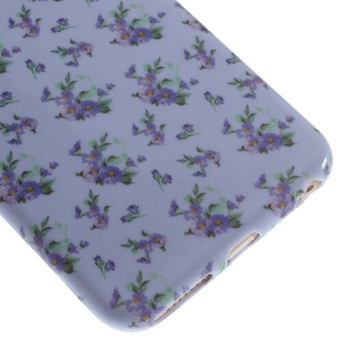 TVC tpu softcase iphone 6 s plus bloemen margrietjes