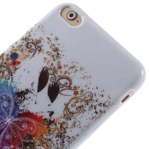 TVC tpu softcase iphone 6 s plus vlinder krullen TVC tpu softcase iphone 6 s plus vlinder krullen