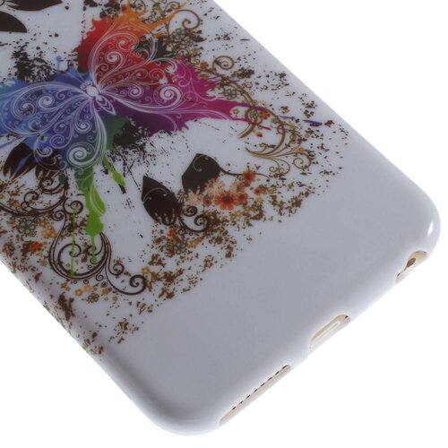 TVC tpu softcase iphone 6 s plus vlinder krullen TVC tpu softcase iphone 6 s plus vlinder krullen