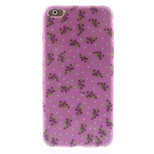 TVC TPU Softcase iPhone 6(s) plus - Bloemen Roze / Paars TVC TPU Softcase iPhone 6(s) plus - Bloemen Roze / Paars