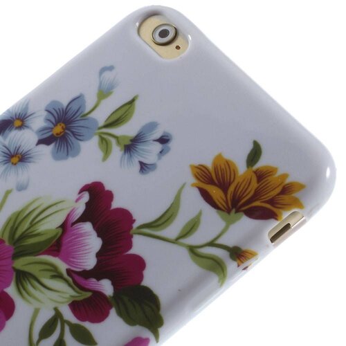 TVC tpu softcase iphone 6 s plus bloemen groot