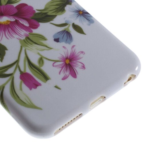 TVC tpu softcase iphone 6 s plus bloemen groot