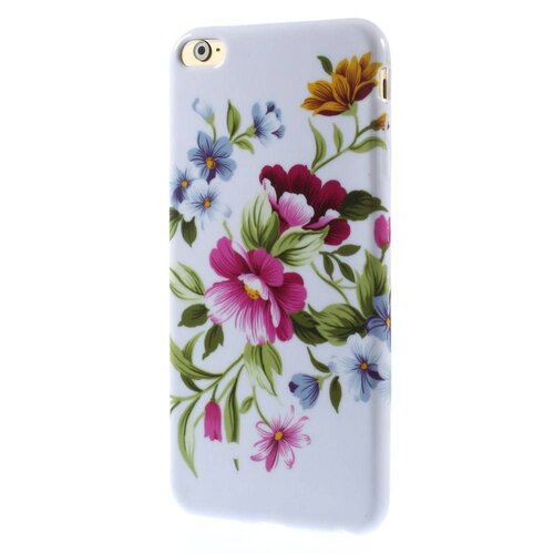 TVC tpu softcase iphone 6 s plus bloemen groot