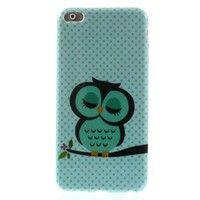 TPU Softcase iPhone 6(s) plus - Uil Slapend