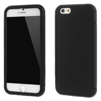 PC/TPU Stofdichte Hardcase iPhone 6(s) - Zwart