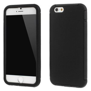 PC/TPU Stofdichte Hardcase iPhone 6(s) - Zwart PC/TPU Stofdichte Hardcase iPhone 6(s) - Zwart