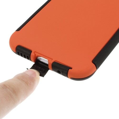 pc tpu stofdichte hardcase iphone 6 s oranje