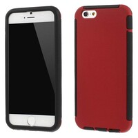 PC/TPU Stofdichte Hardcase iPhone 6(s) - Rood