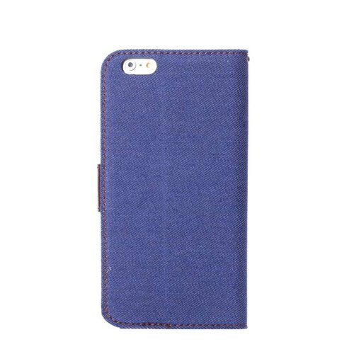 TVC spijkerstof wallet iphone 6 s plus blauw TVC spijkerstof wallet iphone 6 s plus blauw